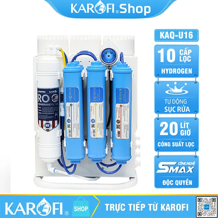 Máy lọc nước Karofi KAQ-U16
